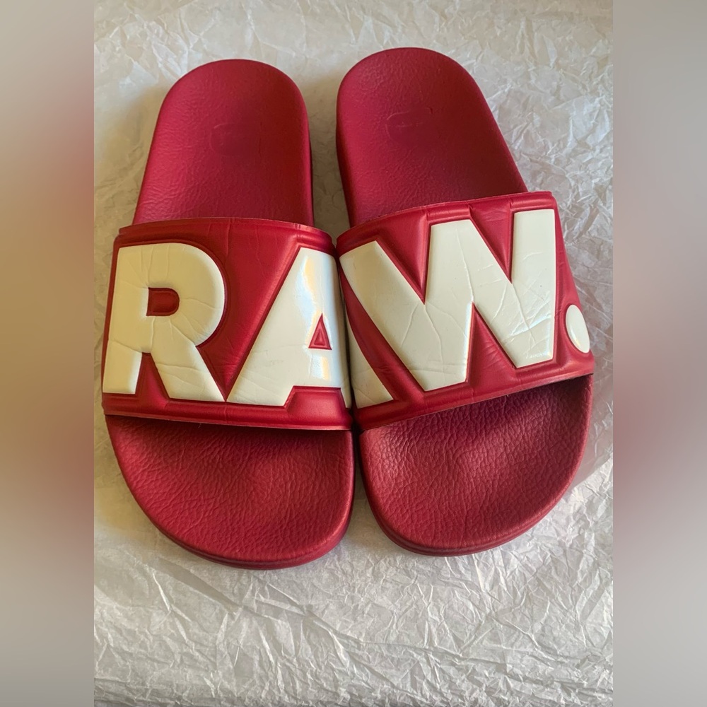 GStar Raw Cart Slide II Slip-On size EU 38 US Men’s 7 Made in Italy Sandals